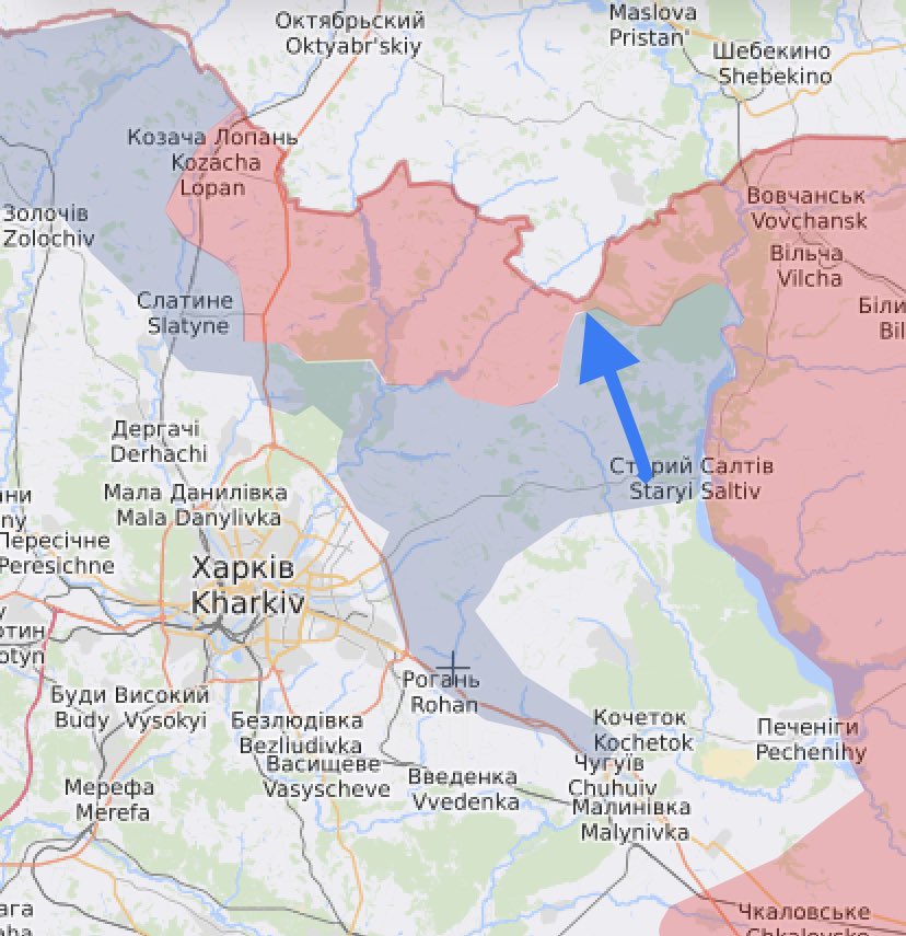 Ukrainian forces advance towards Russian border in Kharkiv counteroffensive