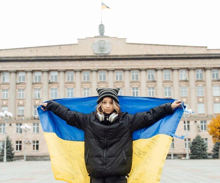 Famille divisée par la guerre en Ukraine