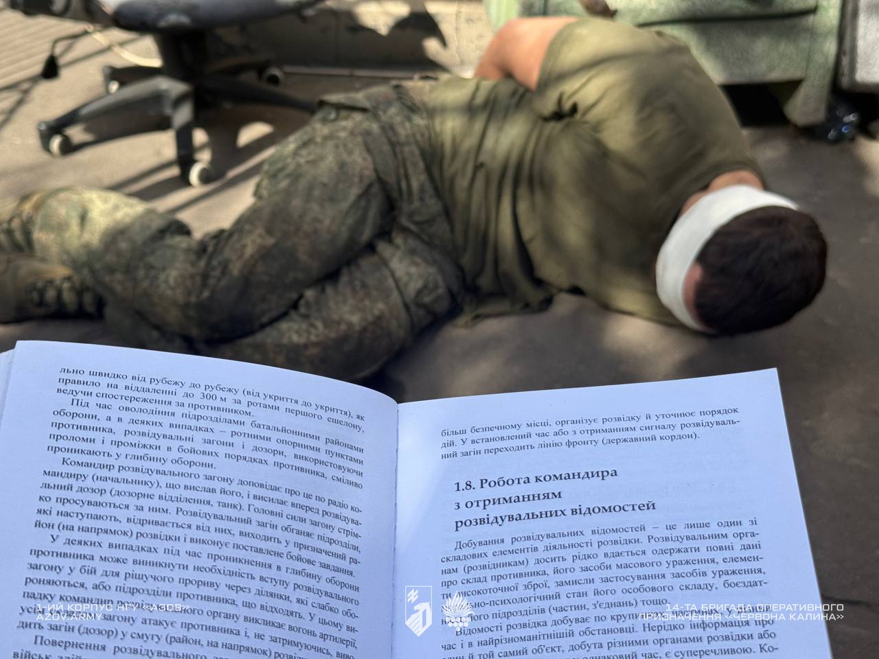Chervona Kalyna brigade scouts capture Russian soldiers