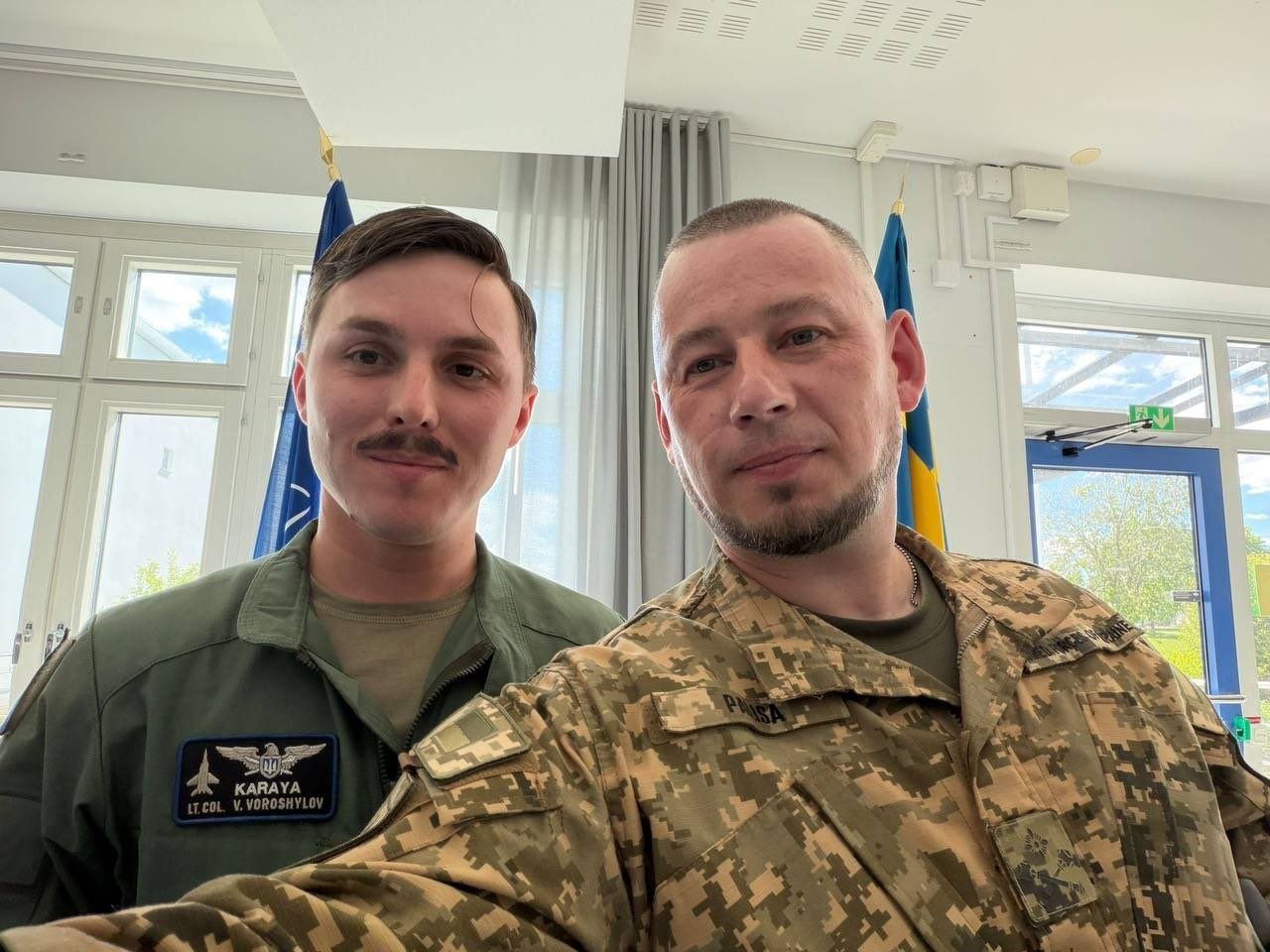 Ukrainian pilot “Karaya” Voroshylov transitions to Swedish Gripen, impressed by training