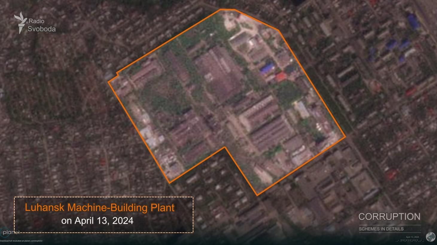 New satellite imagery shows damage at Russian base in occupied Luhansk