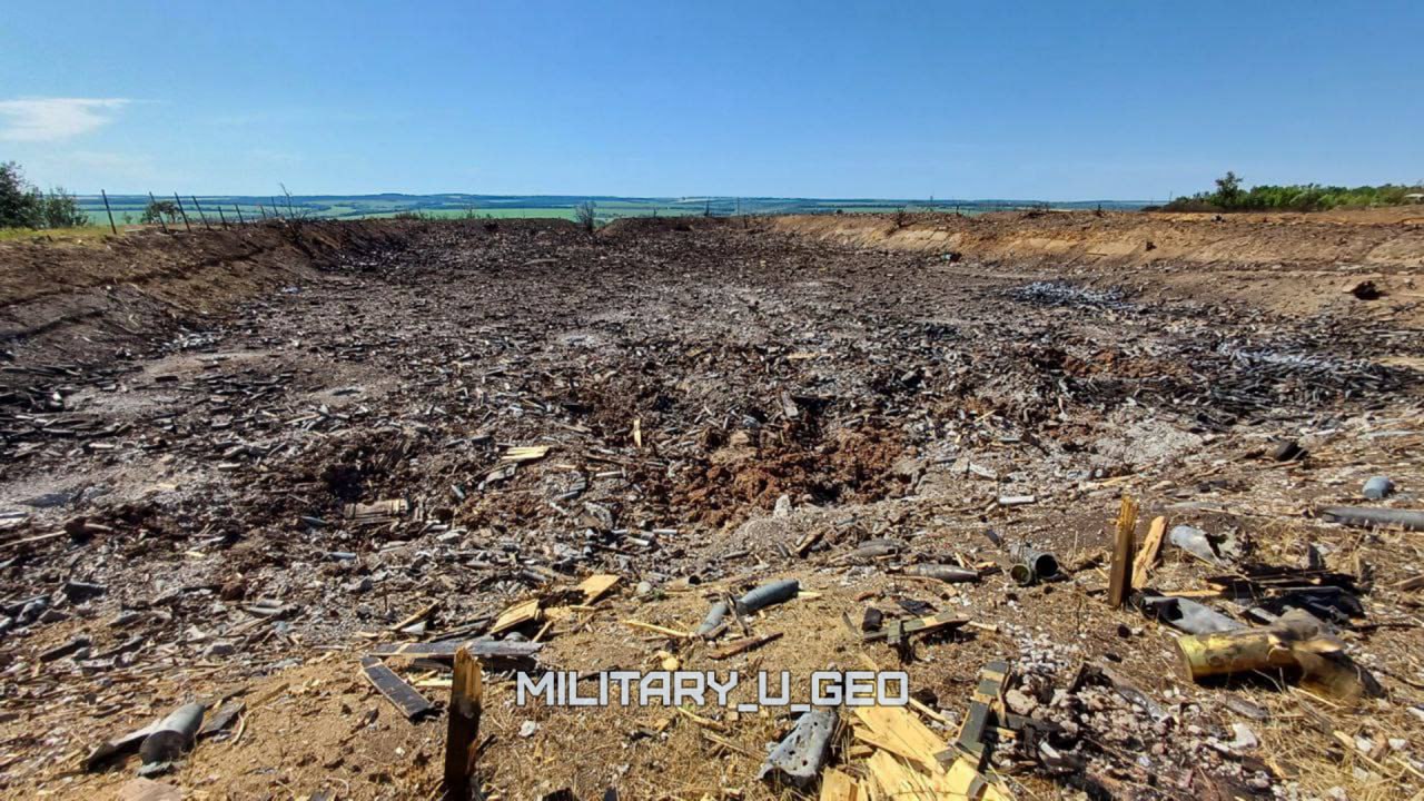 Aftermath of Ukraine drone attack on ammo depot in Russia’s Voronezh Oblast