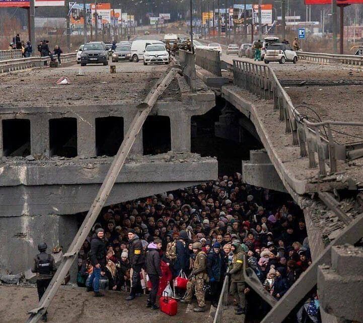 Russian Troops Shell Civilians Near Irpin
