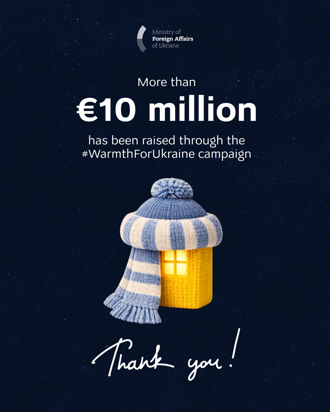 WarmthForUkraine campaign raises over âŹ10 million for Ukraine