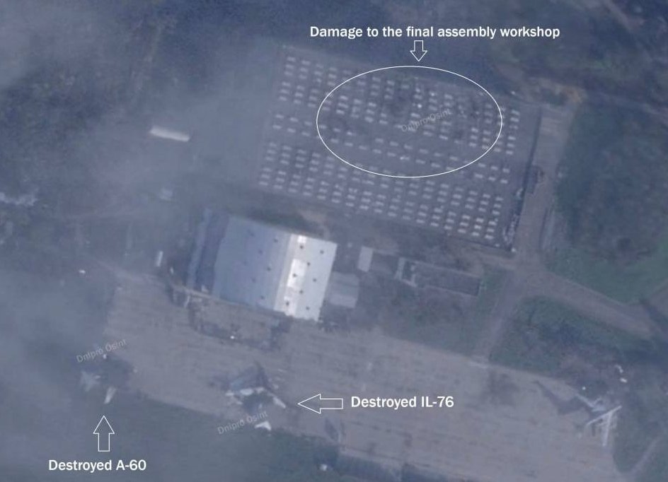 Ukrainian drones destroy rare Russian A-60 laser and A-100 AWACS