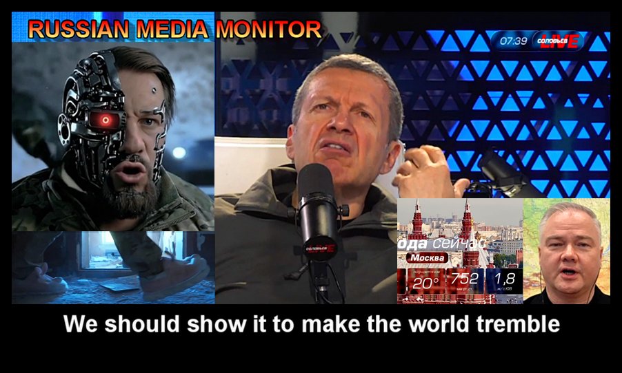 Russian state TV host, weatherman threaten Odesa, Kharkiv, NATO ships