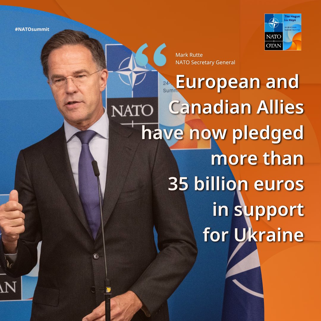 NATO Secretary General urges support for Ukraine to secure durable peace