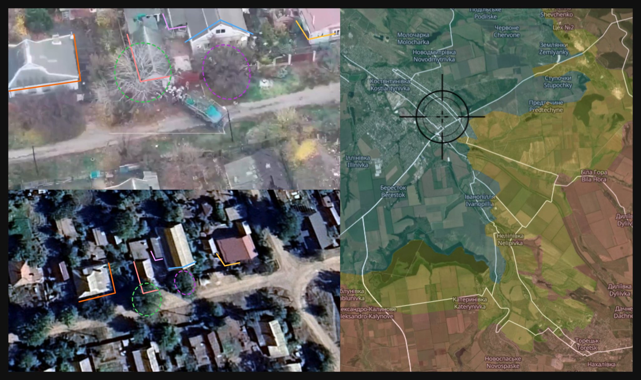 Russian drone observes Ukrainian vehicle rotation in Kostyantynivka