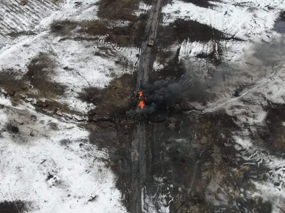 Ukrainian defenders destroy Russian equipment in Luhansk