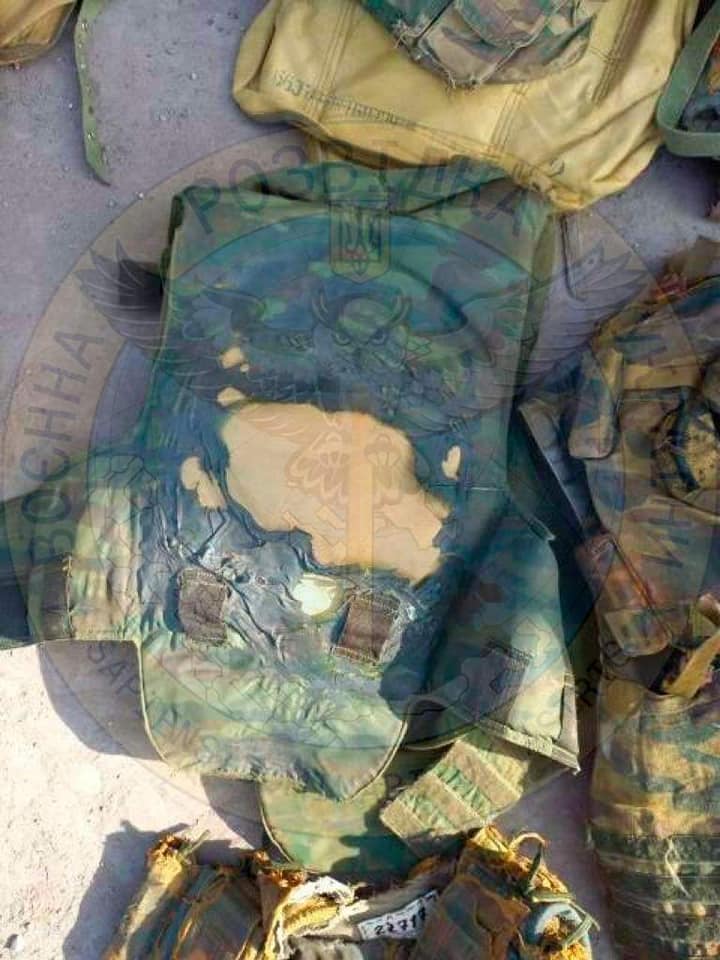 Russians receive discarded body armor
