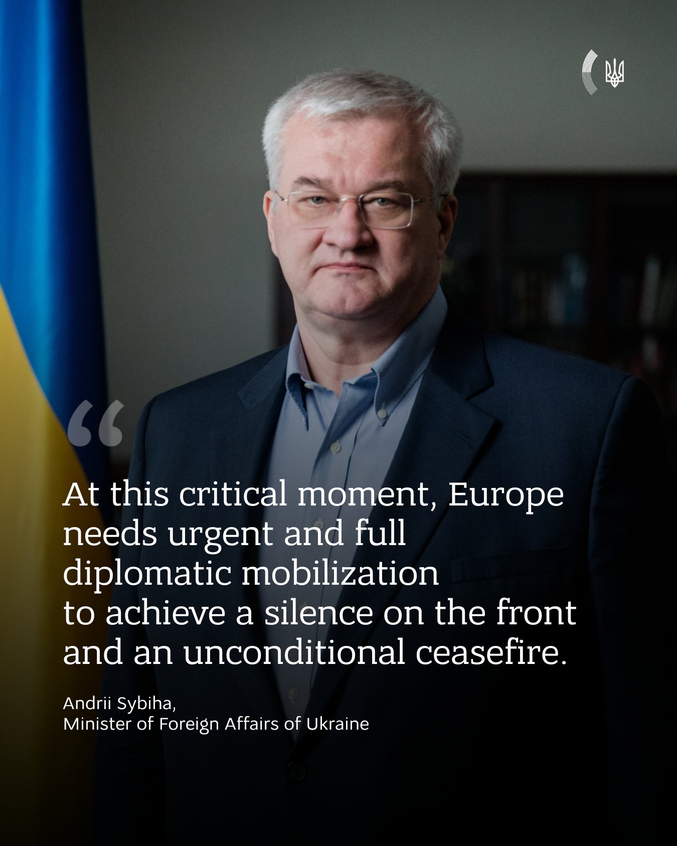 Ukraine’s FM urges EU pressure on Russia for US ceasefire