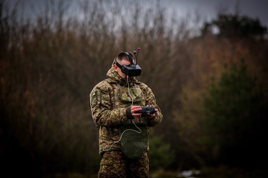 Ukrainian cadet shares experience in military drone training
