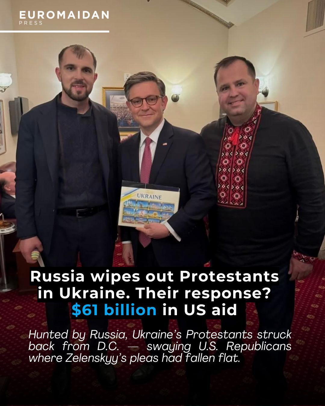 Protestants jailed as extremists in Russian-occupied Ukraine