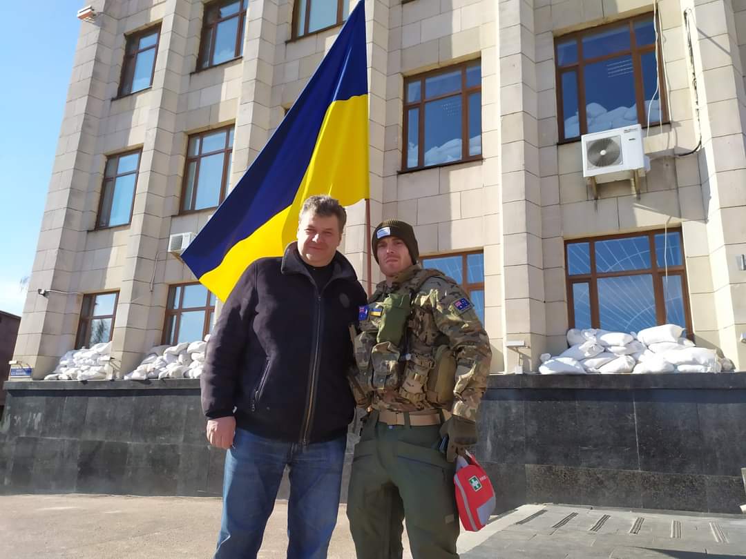 The 1st foreign volunteers join Ukraine’s International Legion in Zhytomyr