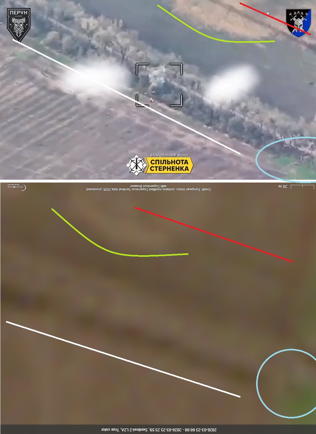 Russian tank destroyed by crowdfunded drone near Novoukrainka