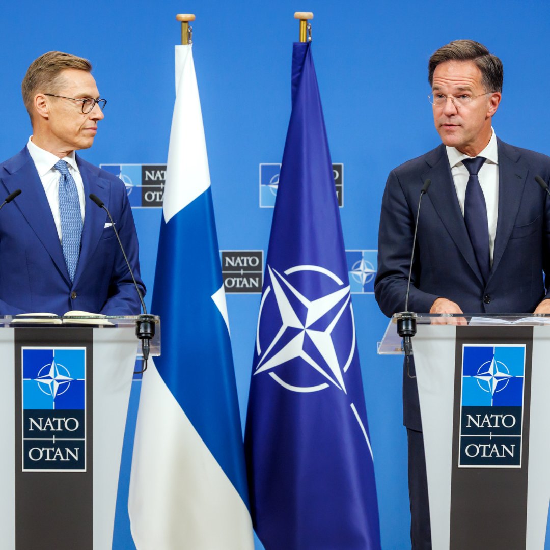 Rutte thanks Finland’s president for NATO contributions and Ukraine support