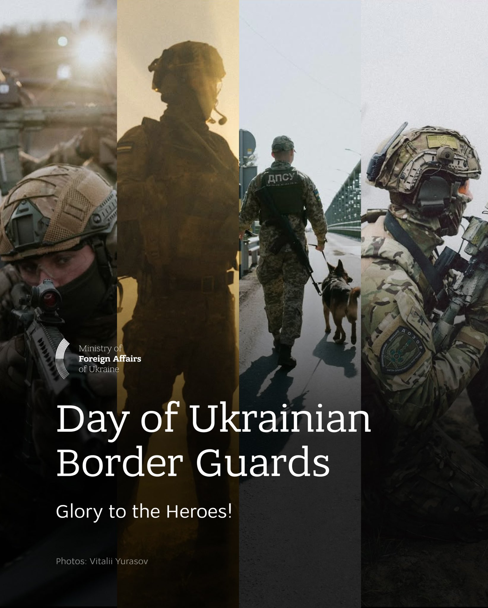 Ukraine honors border guards for courage on their day