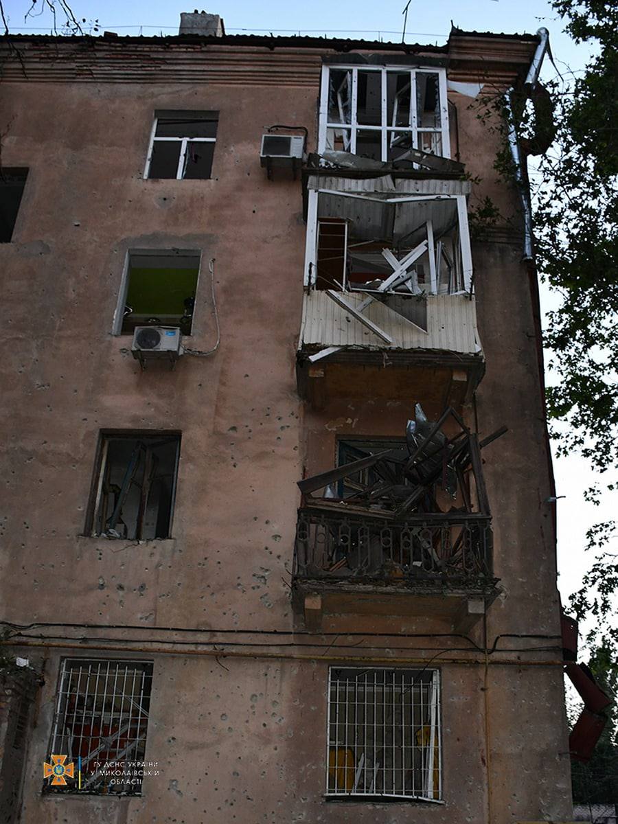 Rights in Mykolaiv hit by Russian missiles