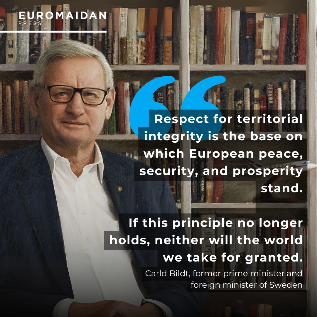 Carl Bildt: Ukraine’s Kursk incursion differs from Russia’s invasions of Ukraine