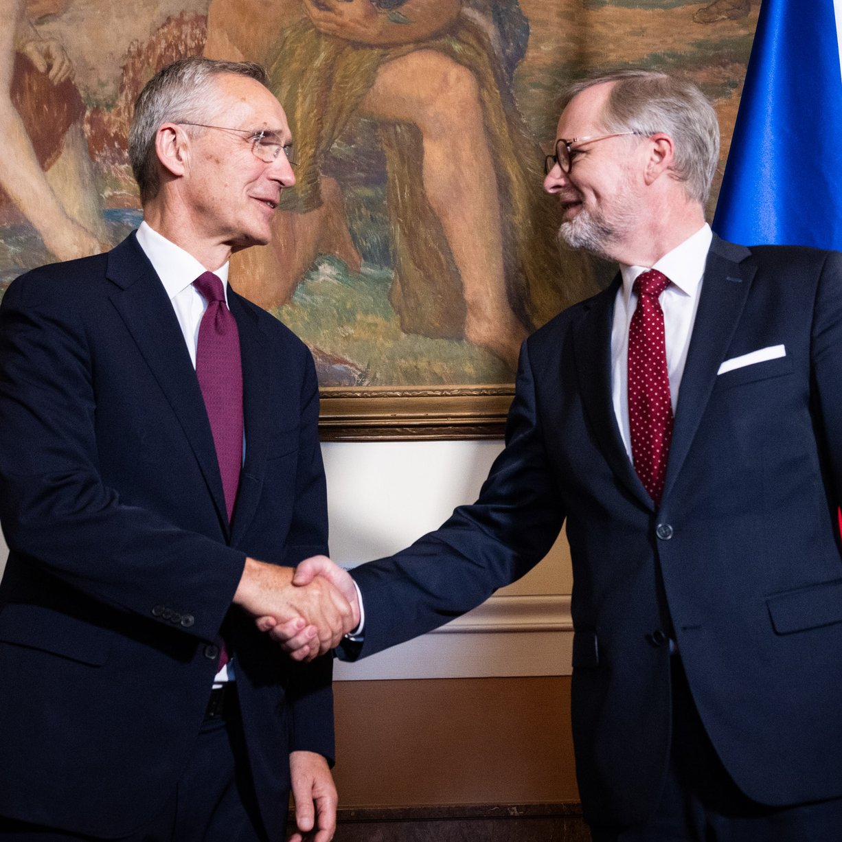 NATO chief thanks Czechia for hosting Ukrainian refugees