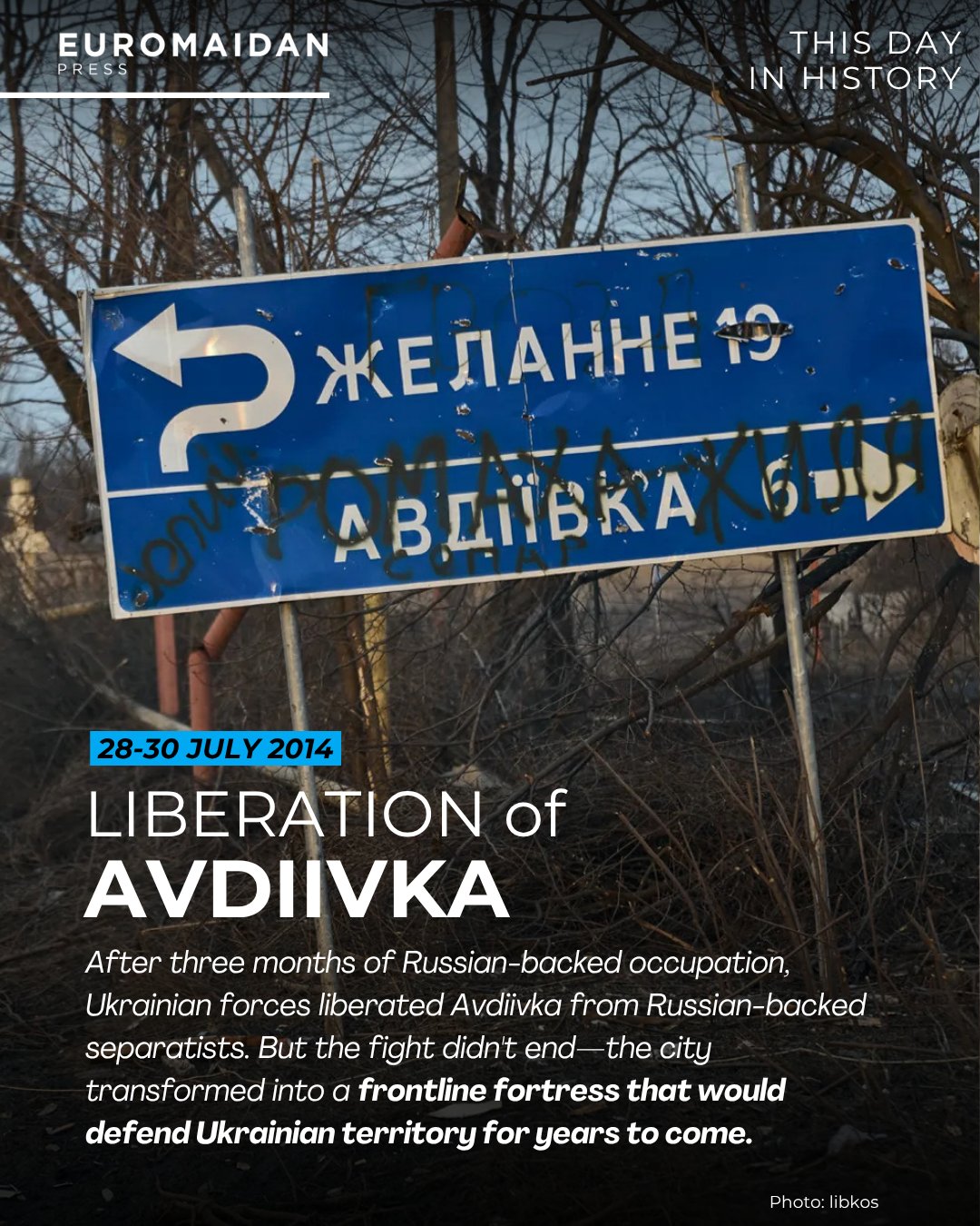 Avdiivka liberated in 2014, razed by Russia in 2024