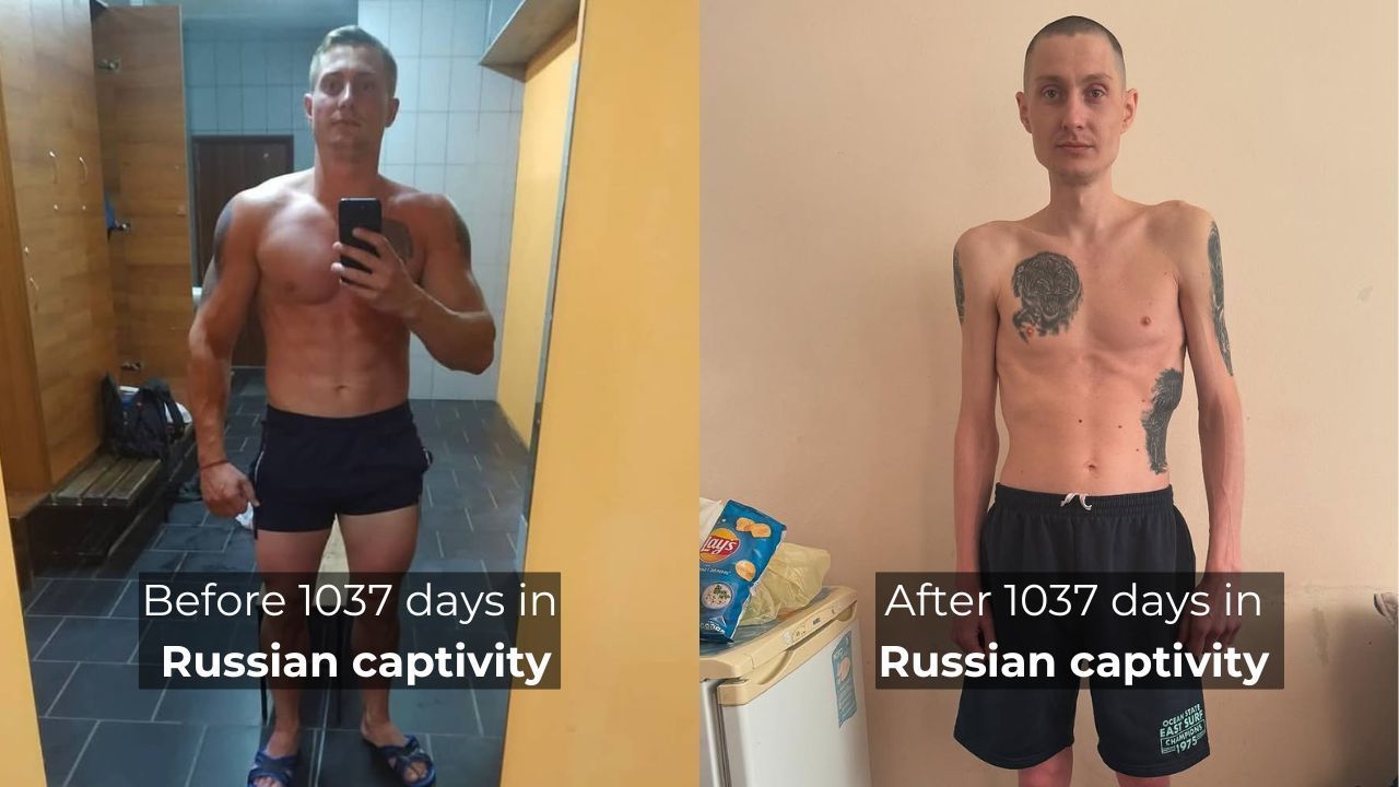 Gardien ukrainien perd 40 kg en captivité russe