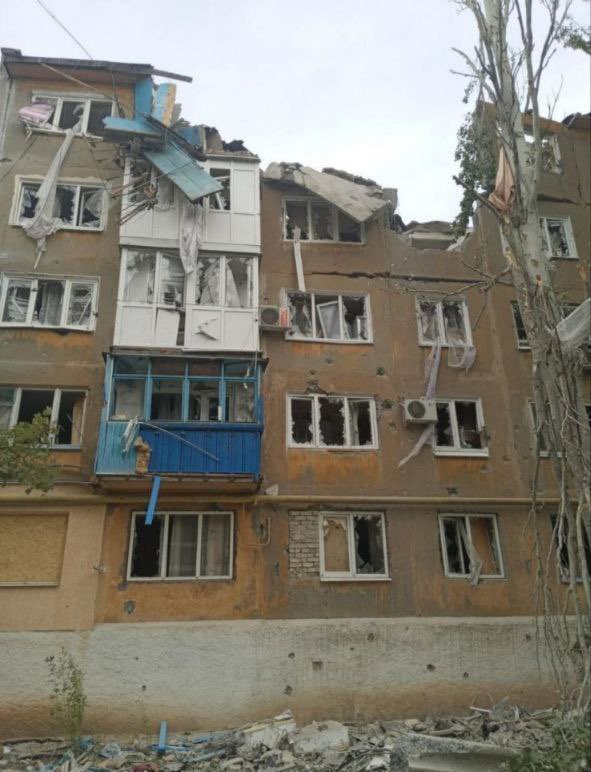 Russian terrorist cowardice in Vuhledar today