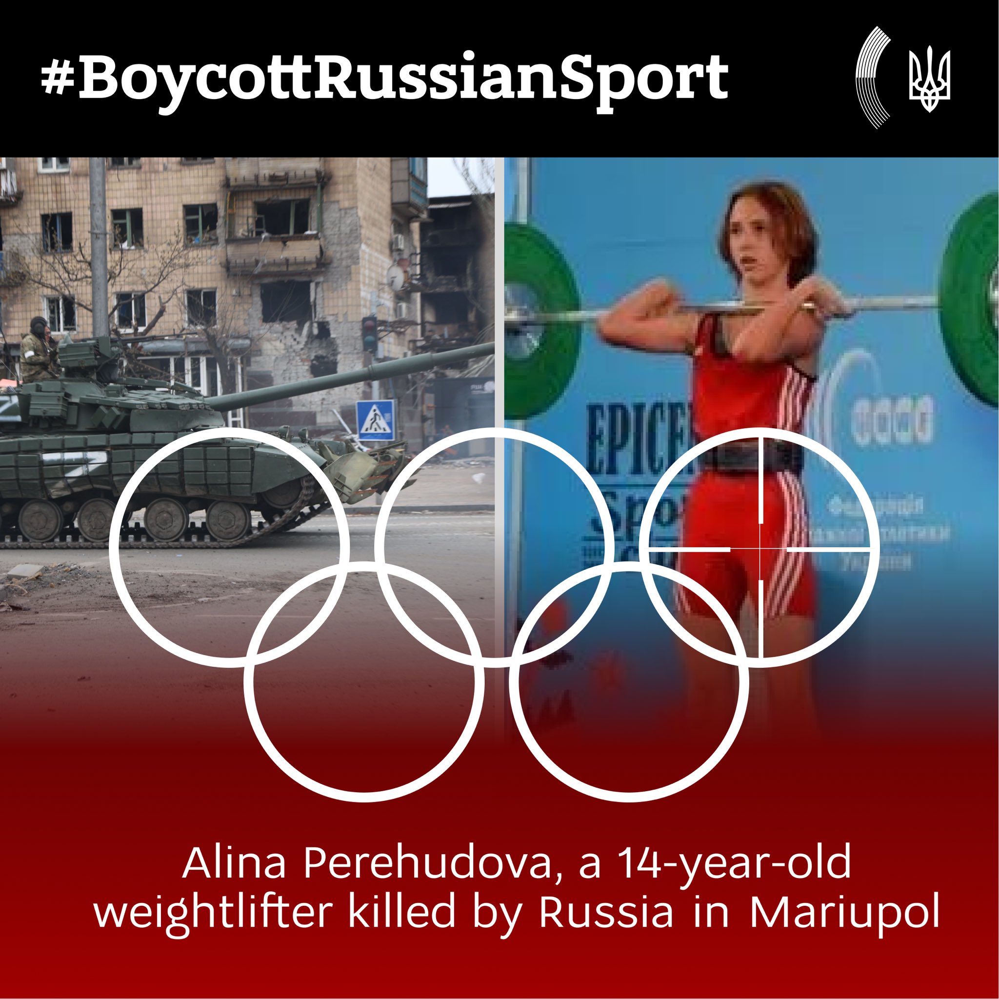 262 Ukrainian athletes killed by Russians; boycott Russian sport