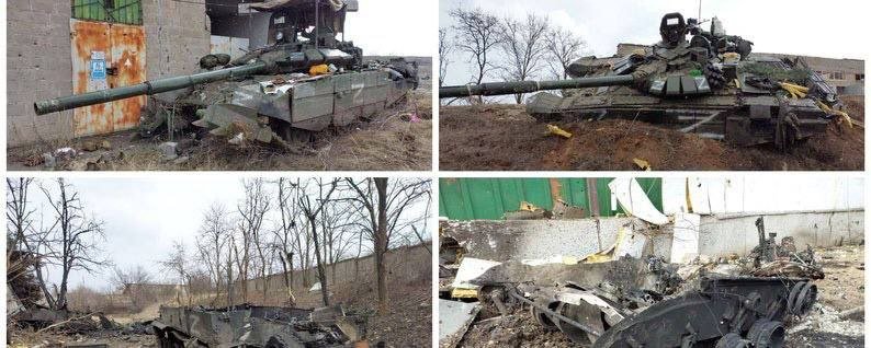 Ukrainian marines and Azov destroy Russian tank company near Mariupol