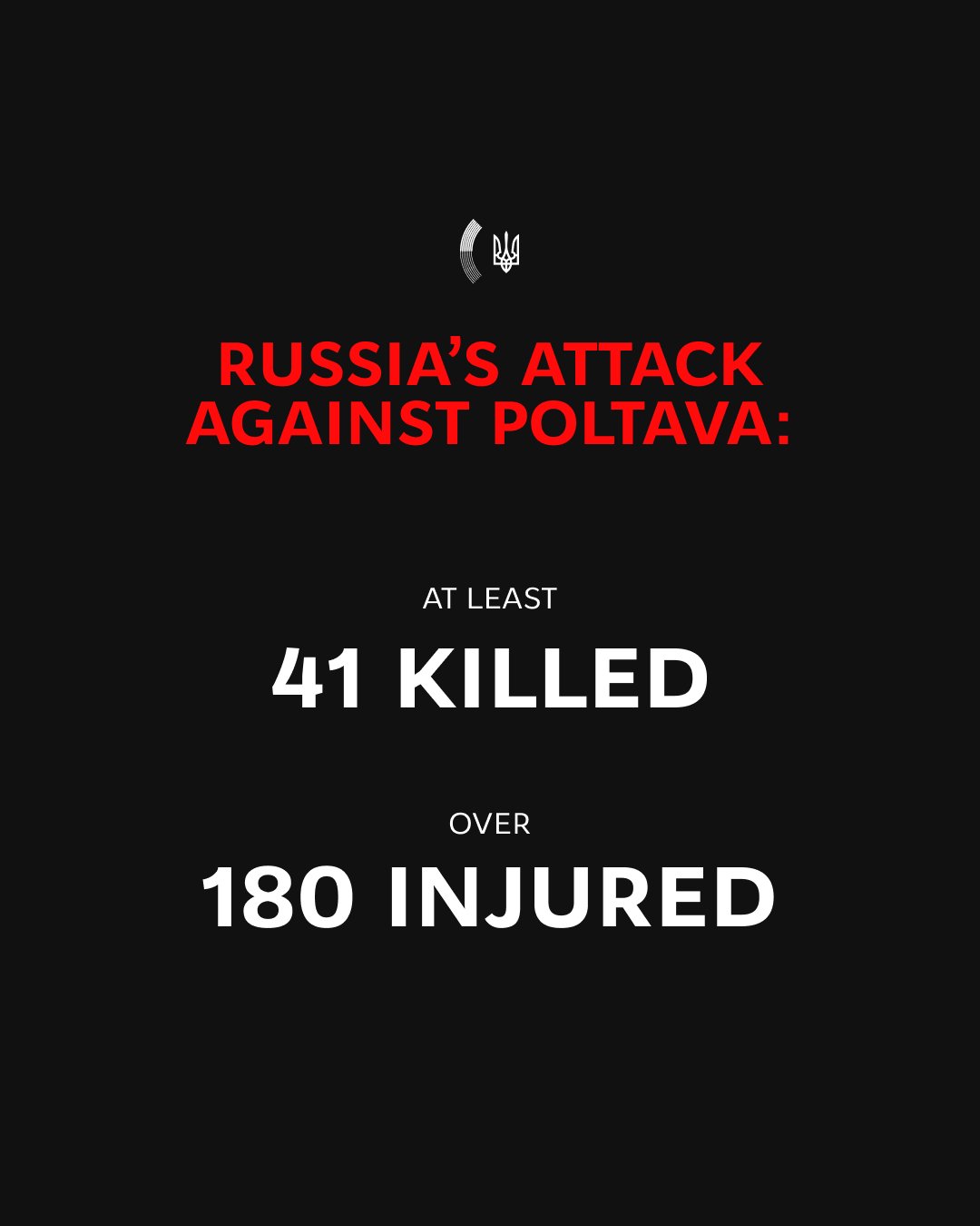 Russia bombs Poltava, dozens killed