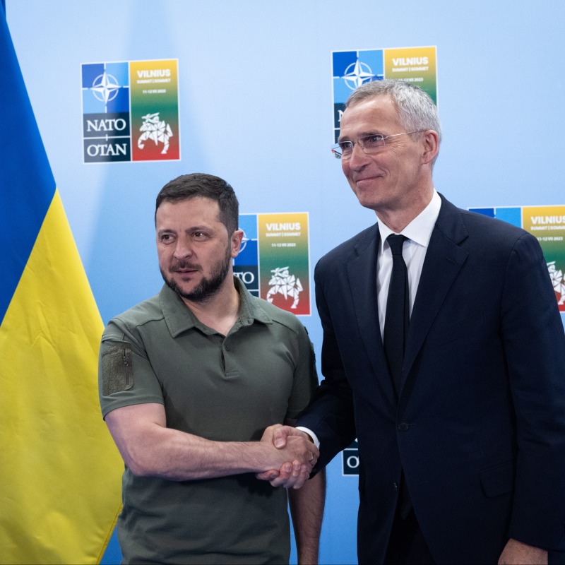 Stoltenberg welcomes Zelenskyy to inaugural NATO-Ukraine Council