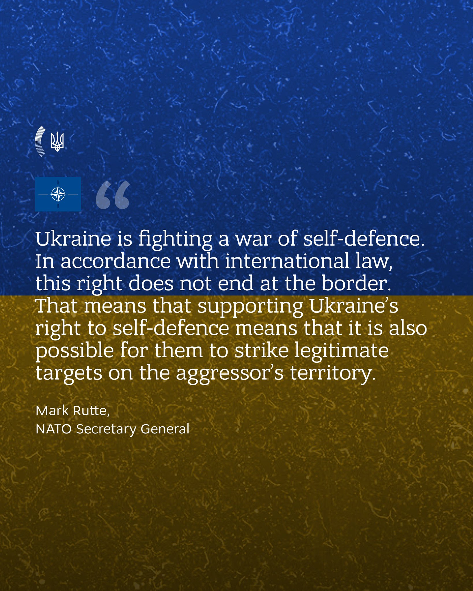 Ukraine urges NATO Secretary General to allow strikes back