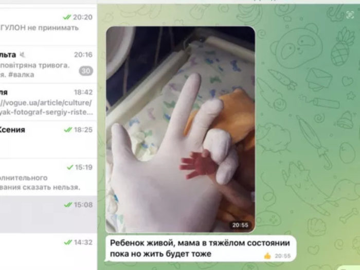 Mariupol designer becomes midwife under siege