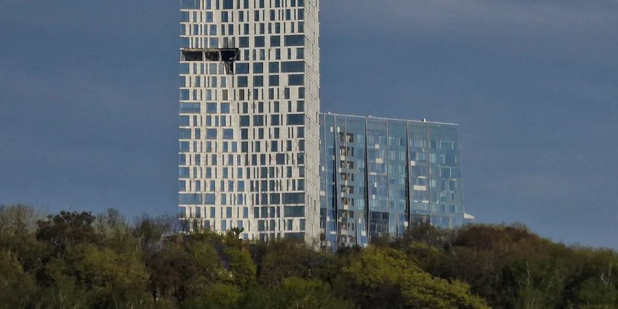 Ukrainian drone hits Moscow tower near Red Square before Victory Day