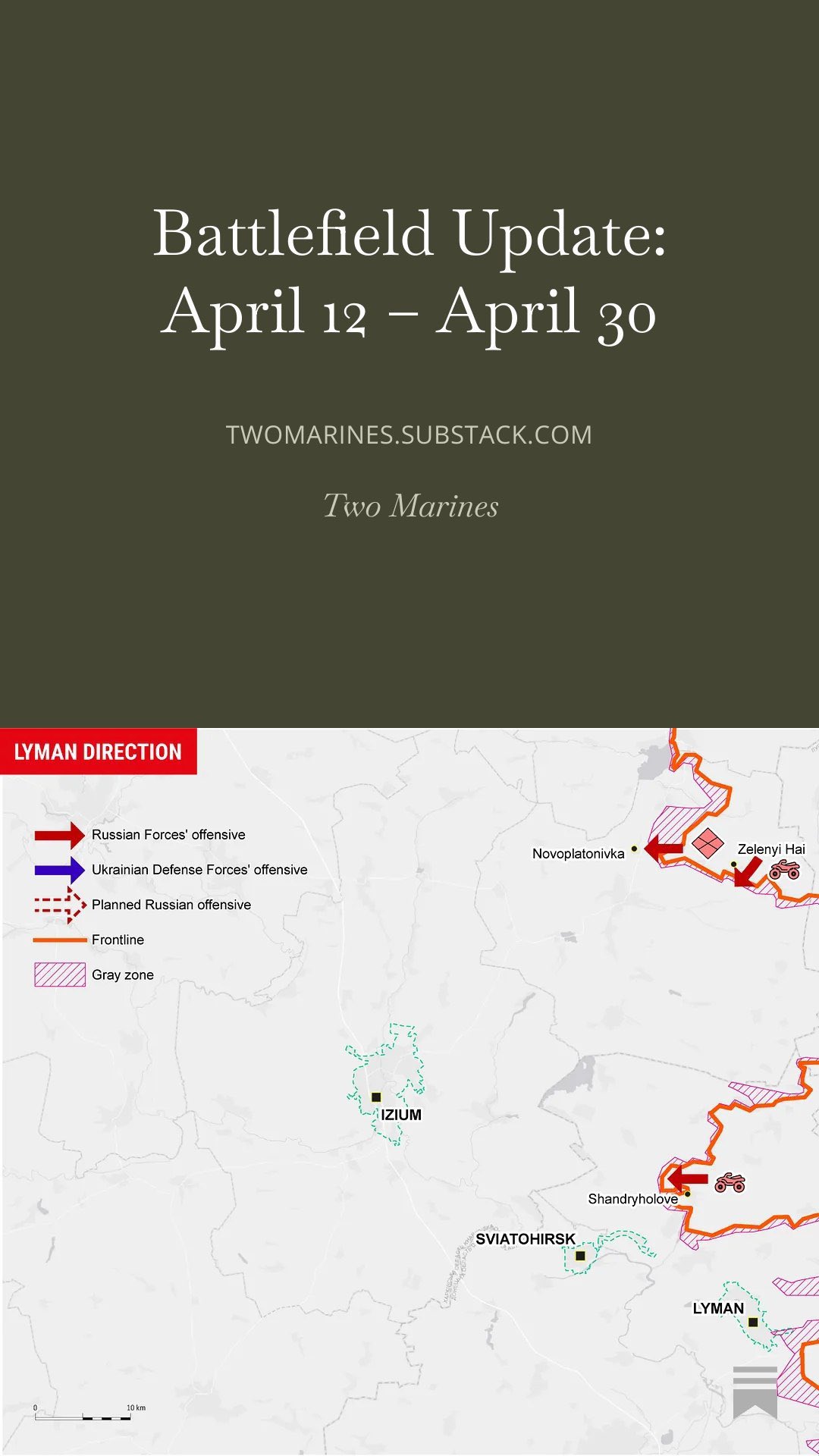 Update on the Ukrainian front in May 2026