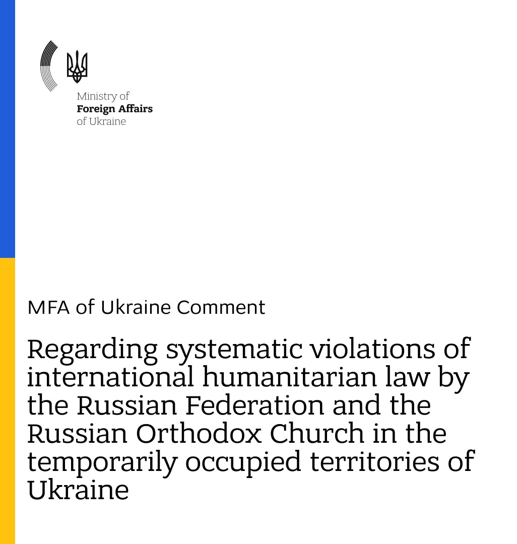 Ukraine denounces systemic religious persecution in Russian-occupied territories