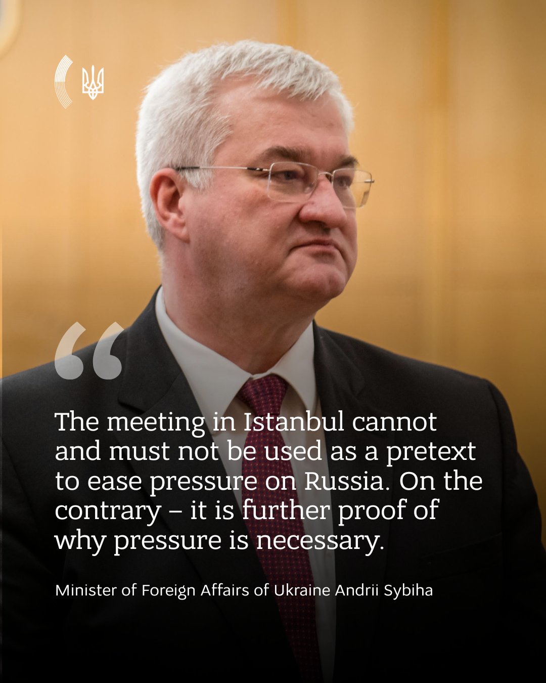 Ukraine’s Foreign Minister: Seek peace, intensify pressure on Russia
