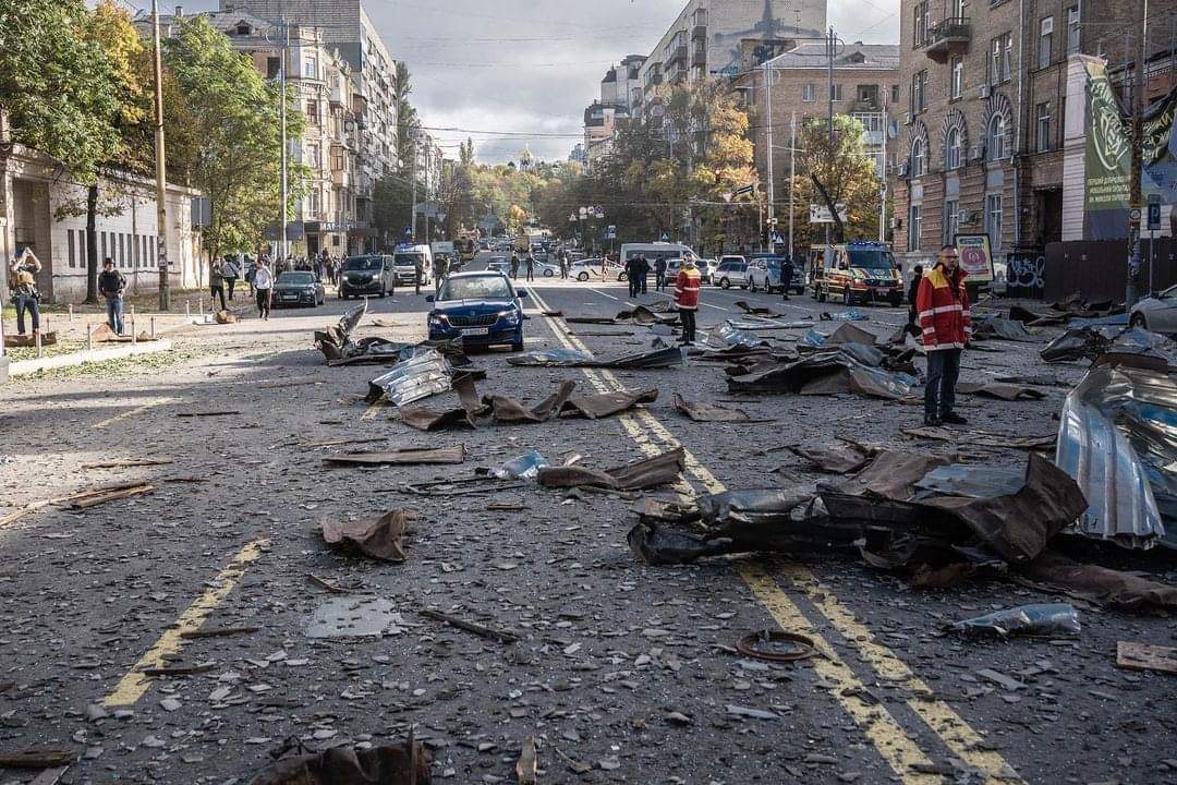 Ukraine calls Russia terrorist state after missile strikes