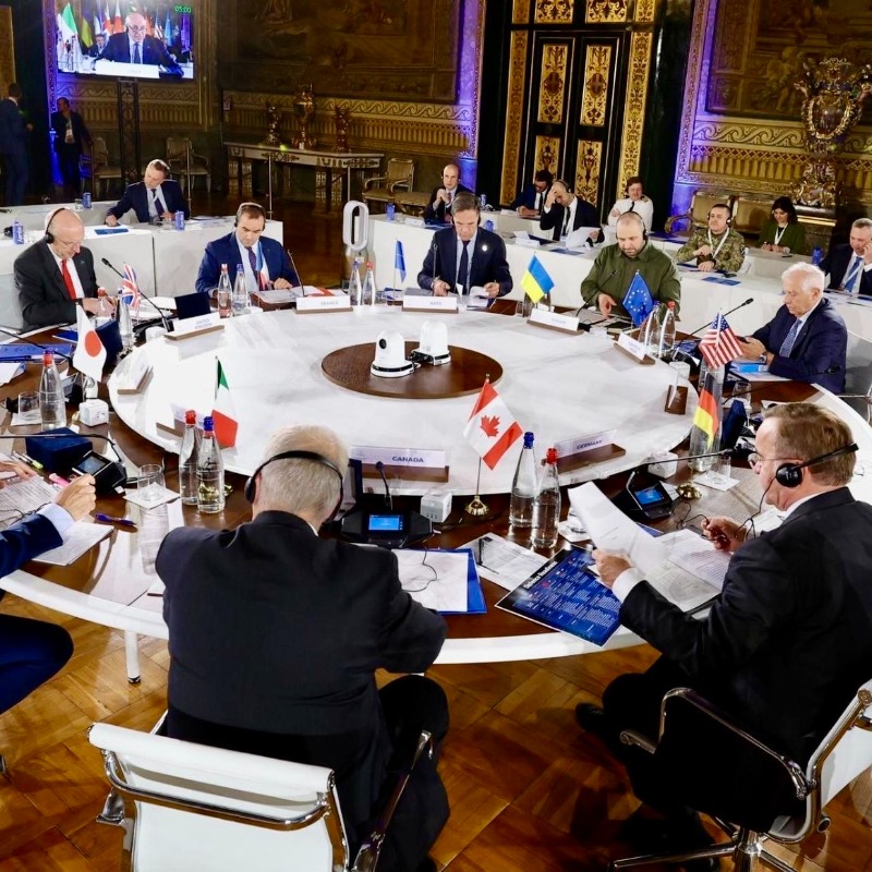 Mark Rutte attends first G7 Defence Ministers meeting in Naples