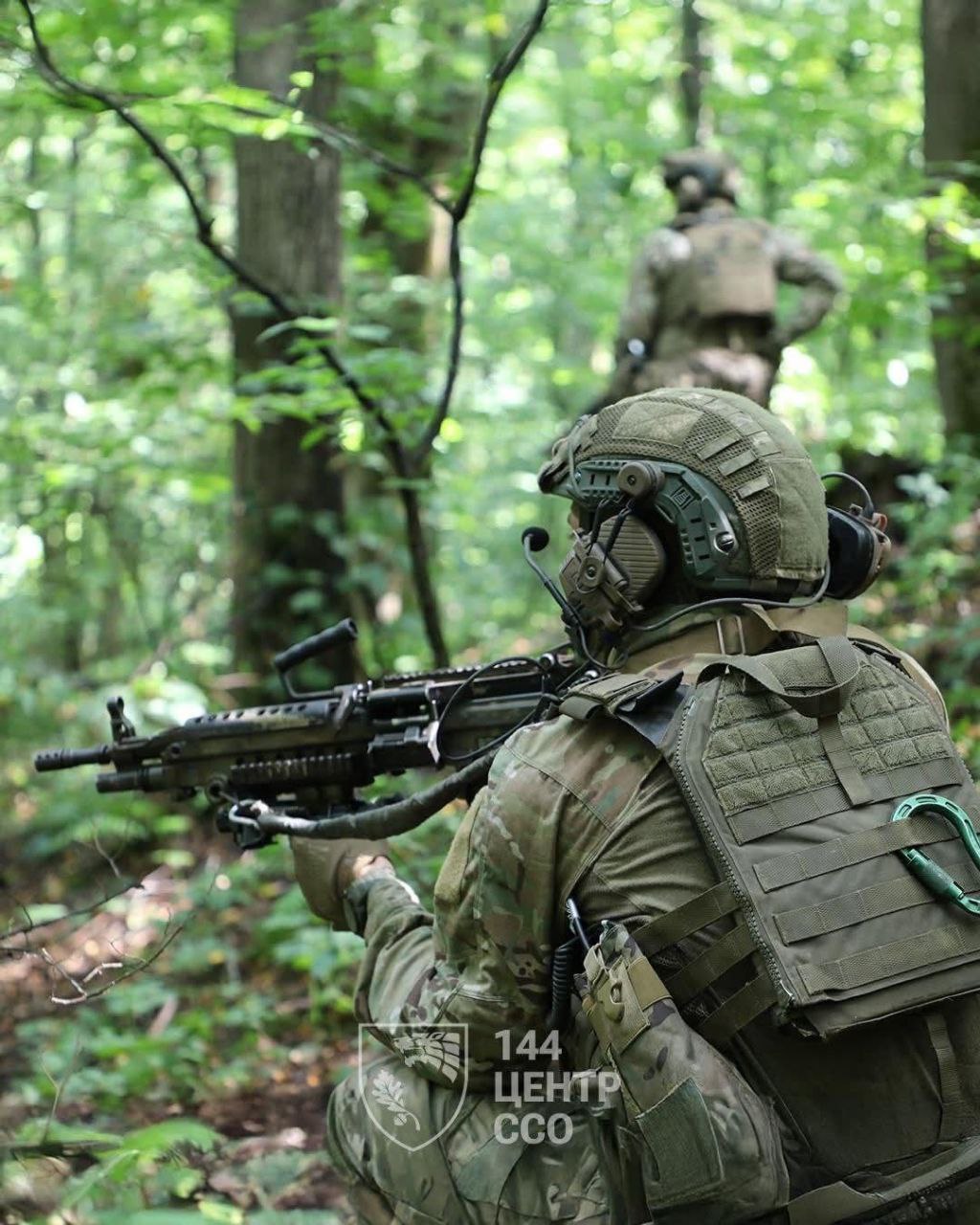 Training of Ukrainian SOF groups between combat missions