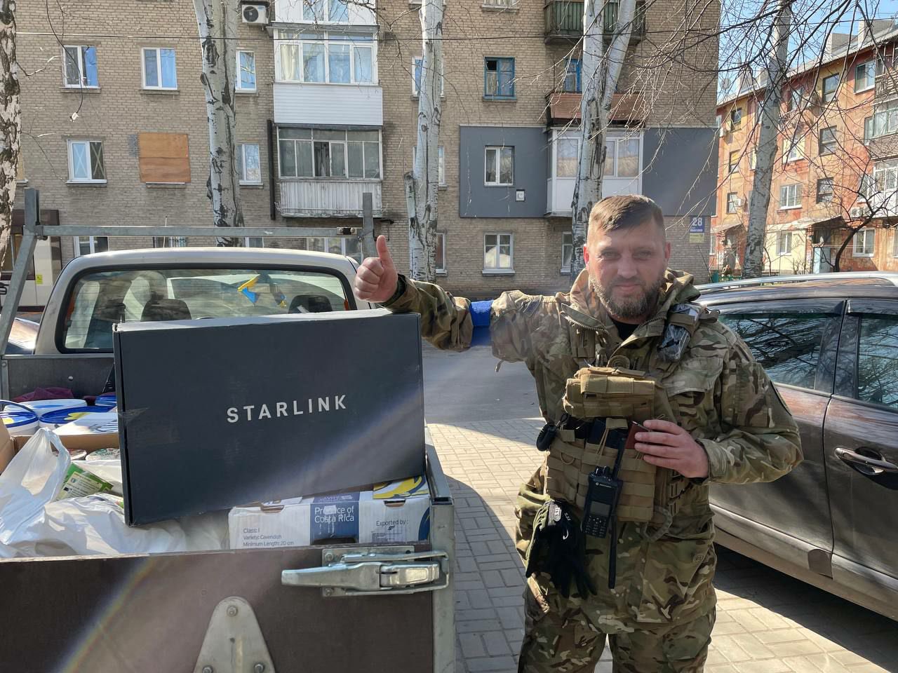 Elon brings internet to my favorite Donbas fortress