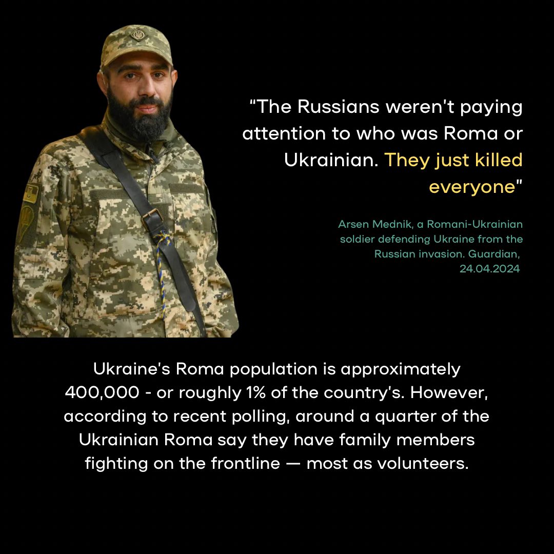 Ukrainian resistance against fascism and colonialism, including Romani-Ukrainians.