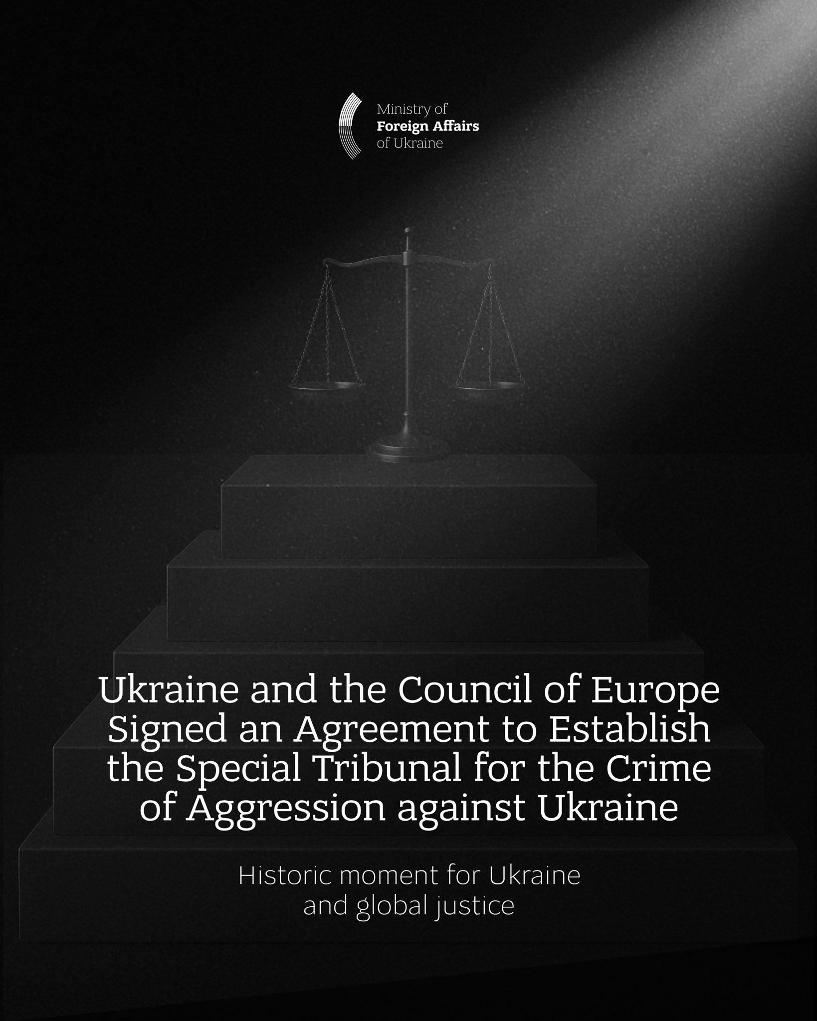 Ukraine and Council of Europe Sign Agreement for Special Tribunal