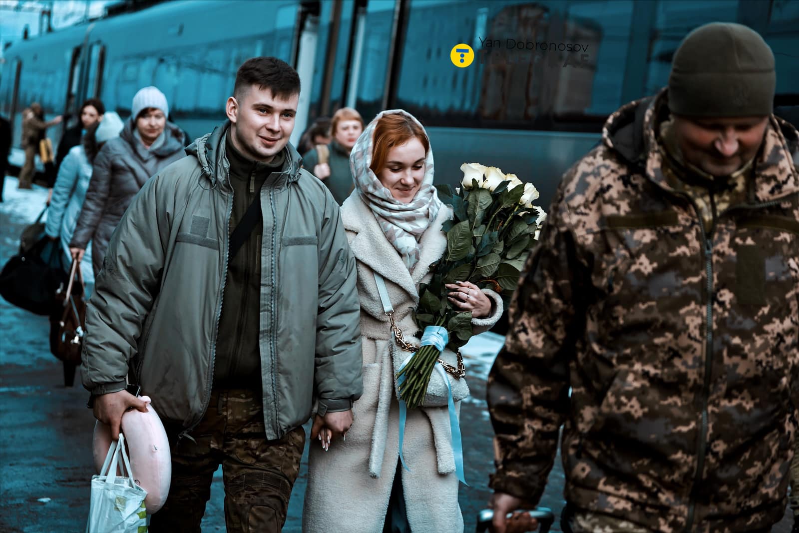 Soldiers defend family and freedom in war