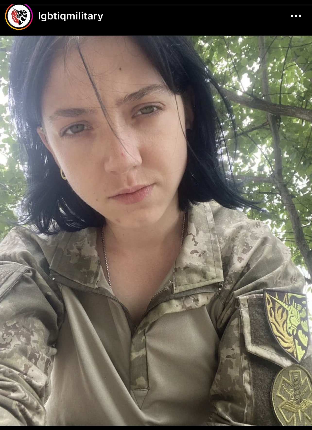 Openly queer Ukrainian soldier defends Ukraine and Europe from Russia