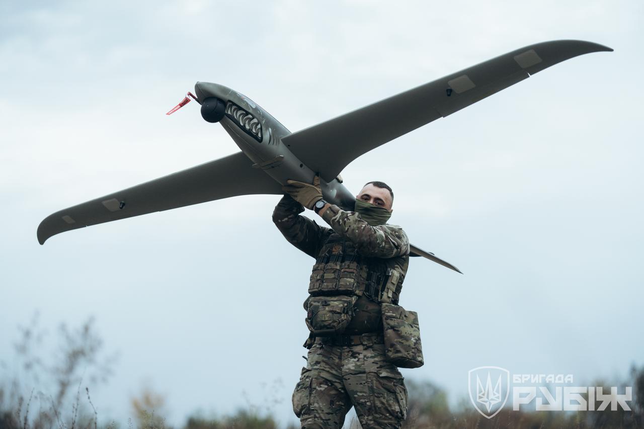 Rubizh Brigade scouts conduct aerial reconnaissance to target enemy assets