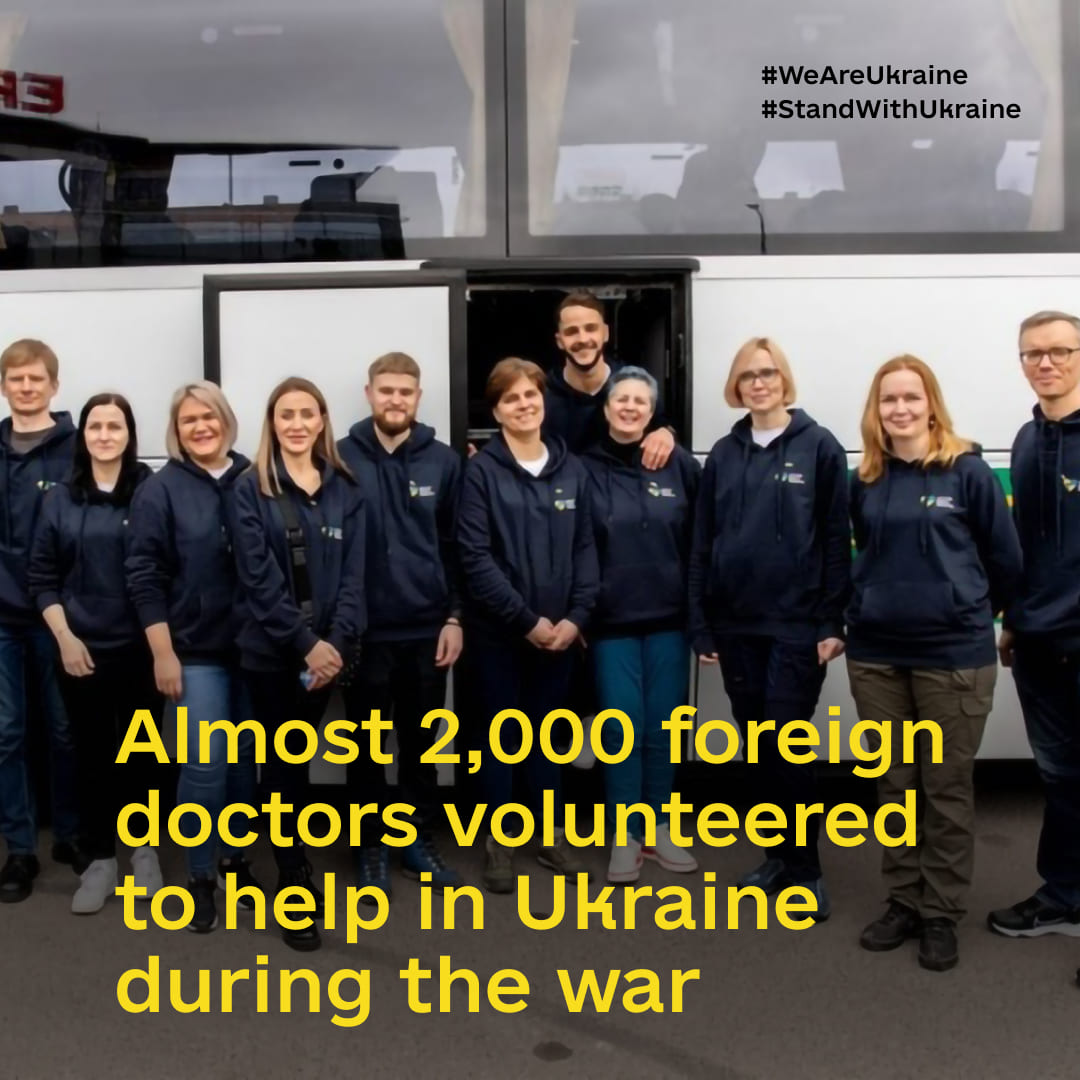 Foreign doctors volunteer to help Ukrainian medics during war