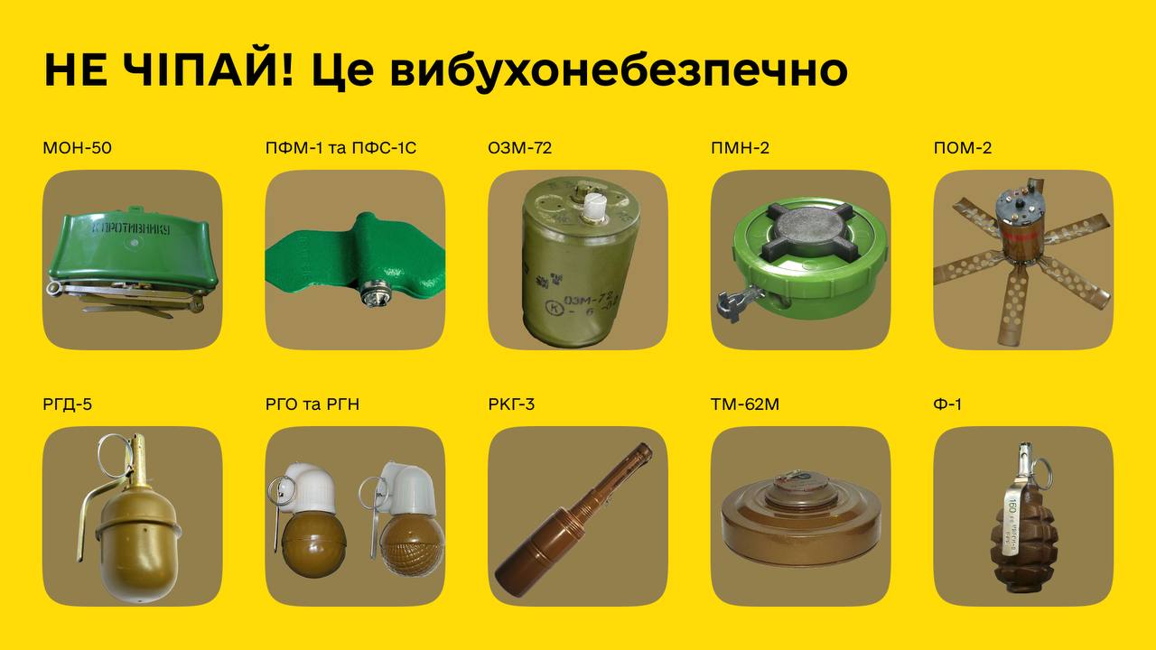Ukraine army leaves mines, warns civilians about dangers upon return
