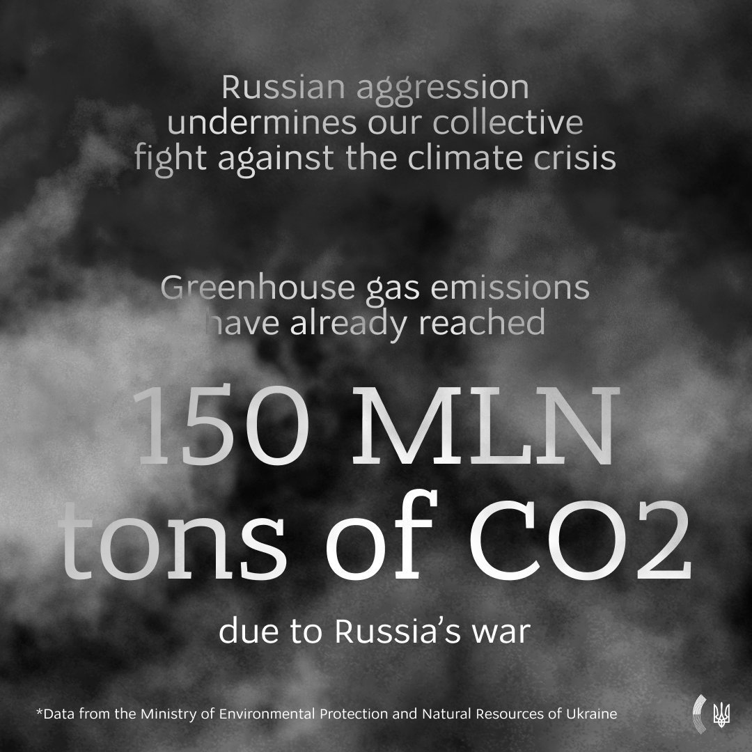 Russia’s war hinders climate fight; Ukraine ready to stop ecocide