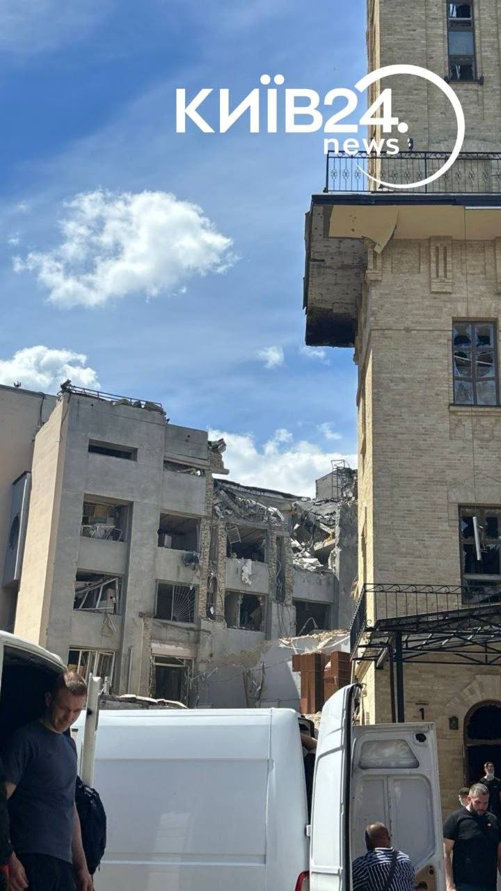 Russian attack near Chernobyl Museum in Kyiv